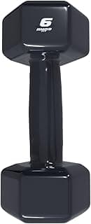 Rmg8 Fit - HALTER 6KG EMBORRACHADO SEXTAVADO PRETO