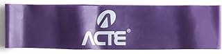 Acte, Mini Band Médio 50x5cm em Látex para Tonificação e Reabilitação, T272, Roxo