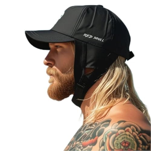 Boné Esportivo Impermeável com Proteção UV50+ – Ajustável, Secagem Rápida e Protetor de Orelhas
