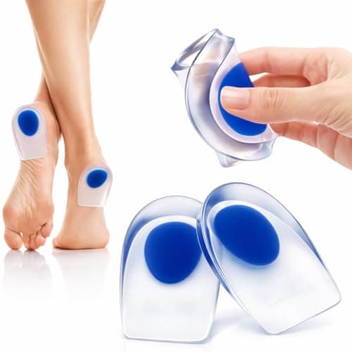 Palmilhas Ortopédicas Silicone Gel Hidratante Massageadoras Alívio Dor Conforto Calcanhar para Calçados Premium