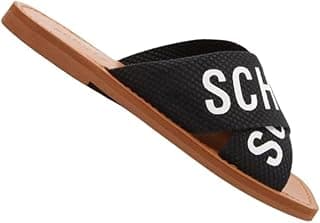 Sandália Rasteira Em X Schutz Feminino Preto