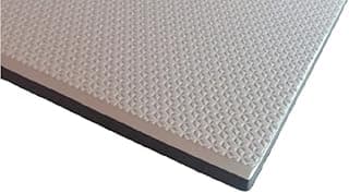 Colchonete EVA 100X50cm Altura Grossa 20MM Bicolor Preto c/Cinza para Academia Atividades Físicas Exercícios Yoga Pilates Alta Densidade
