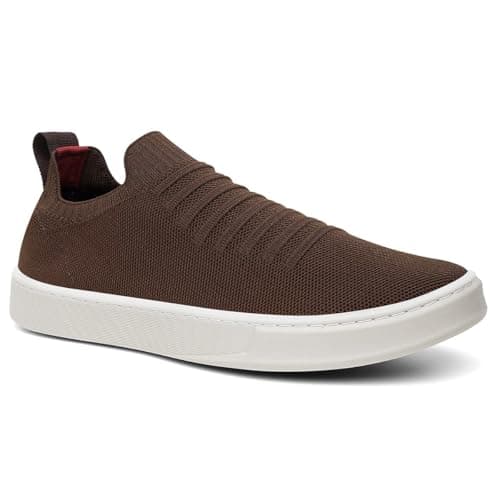 Tênis Masculino Casual Sapatênis Urbano Slip On Iate - Marrom/41