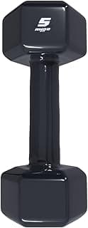 Rmg8 Fit - HALTER 5KG EMBORRACHADO SEXTAVADO PRETO