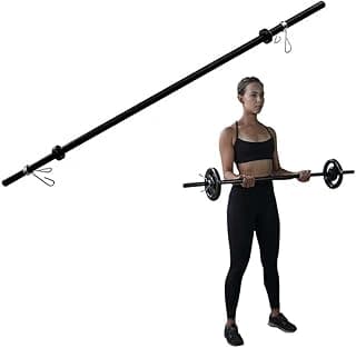 Barra para Academia Body Pump Musculação 1,20 + Presilhas
