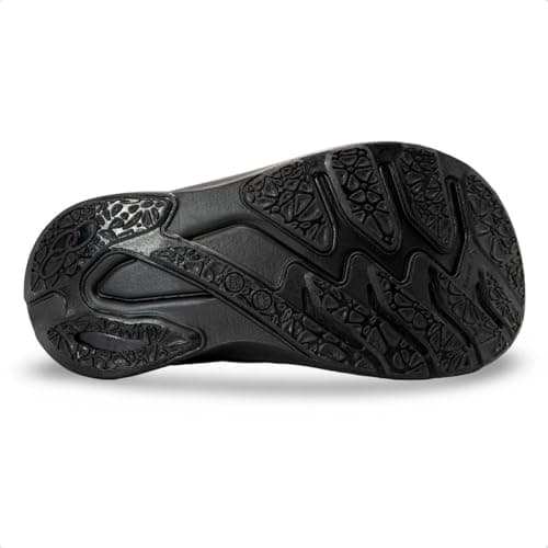 Sola da sandália Olympikus Corre Flip Flop Black, com padrão antiderrapante para maior segurança.