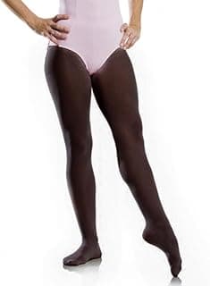 So Danca Meia Calça de Ballet com Pé - Só Dança - Adulto - Preto