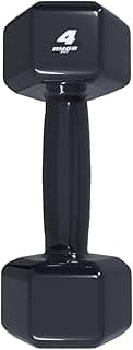 Rmg8 Fit - HALTER 4KG EMBORRACHADO SEXTAVADO PRETO