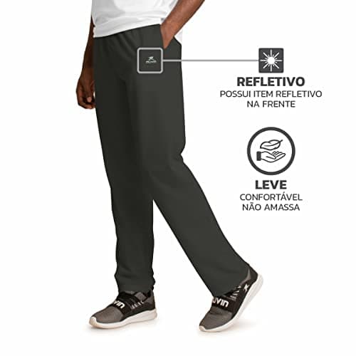 Calça Esportiva de Tactel CT-100 - Masculino - CBL-15100 (Cinza, G)