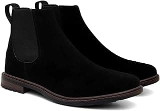 Botina Bota Masculina Chelsea Couro Camurça Estiloso Rodeio Country