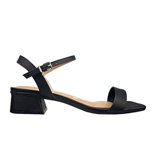 Sandália Casual, Vizzano, Feminino, Preto, 36
