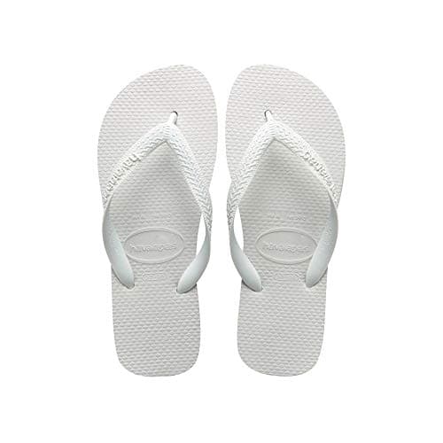 Havaianas Top Flip Flop Adulto Unisex Branco 37/38 com design minimalista.