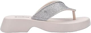 Melissa Flatform M Lover Glitter Bege Claro 38065