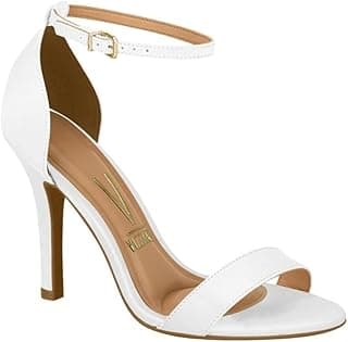 Sandália Feminina Salto Fino Pelica Branco Vizzano 6249.452