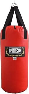 PUNCH Saco de Pancada 1,20 m - Boxe, Muay Thai, Artes Marciais, Lutas em Geral - Profissional Vazio