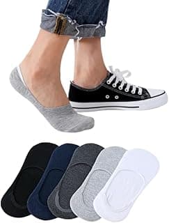 Genérico Kit com 05 Pares De Meias Masculina Cano Curto Invisível Sapatênis Em Algodão