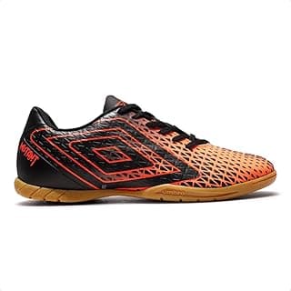 Chuteira Umbro Futsal Mutant Masculino Laranja e Preto Original