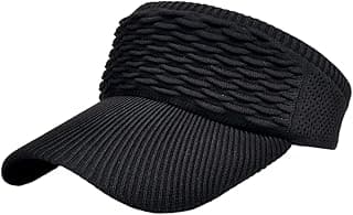 Genérico Visor Viseira Esportiva Feminina Aba Longa Corrida Praia Tenis Volei Piscina Proteção Solar Chapeu Ajustavel Rabo de Cavalo Acessorio Fitness Touca