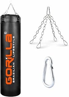 Gorilla Saco de Pancada Grande 180 cm Boxe Muay Thai Treino Profissional Equipamento para Luta em PVC
