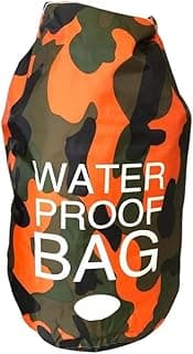 Mochila Impermeavel 20 Litros Bag Estanque Saco Natação Bolsa Trilha Aprova Dagua (Laranja)