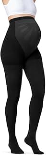 JOBST Meia-calça de compressão opaca para gestantes, cintura alta, bico fechado, 20-30 mmHg