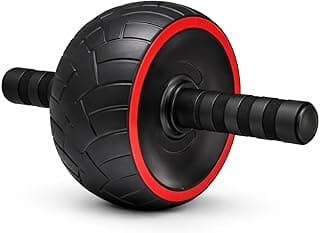 Roda Abdominal Larga Profissional para Exercícios Pegada Anatômica Ultra Silenciosa Antiderrapante Durável