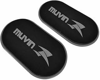 Muvin Disco de Deslizamento - 01 Par - Treinamento Funcional - Pilates - Equilíbrio - Exercício - Fortalecimento Muscular - Adominal - Core Sliders - Plástico de Alta Resistência - Leve e Portátil