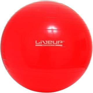 Bola Suiça S, 45 cm, Vermelha, LiveUp