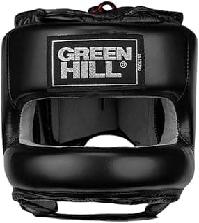 Capacete de boxe para homens e mulheres MMA Headgear Muay Thai – Sparring Gear, capacete de treinamento profissional, protetor de cabeça castelo de Green Hill