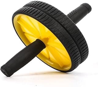 Roda de abdominal Amarela WCT FITNESS Funcional Rolo Fitness Treino