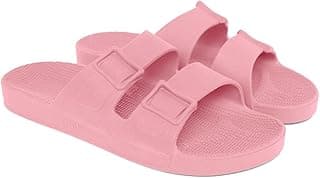 Linus Sandália Unissex Rosé 44/45 - Sandálias Slip On, Confortável e Resistente, Fácil de Limpar, Vegano, Material 100% Reciclável