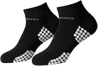 BOB ESPORTES Meia Sapatilha Antiderrapante Pilates Hidroginástica Esportiva Tamanho Único 36-43 Original Poliamida Yoga Piscina Preta Branca Feminina Masculina Unissex