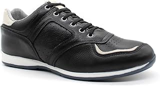 Klaufine Sapatênis Masculino Couro Legítimo Casual Essence 5695