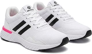 Tênis ortopédico feminino branco e preto com sola grossa