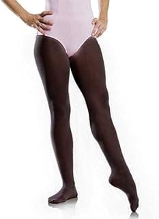 So Danca Meia Calça de Ballet com Pé - Só Dança - Adulto - Preto