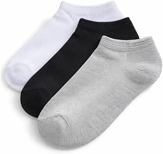 Genérico Kit com 3 Meias Cano Curto Casual Respirável Conforto Não Aperta Macia e Resistente Ideal para Uso Diário Tamanho 35 ao 40 Sortida
