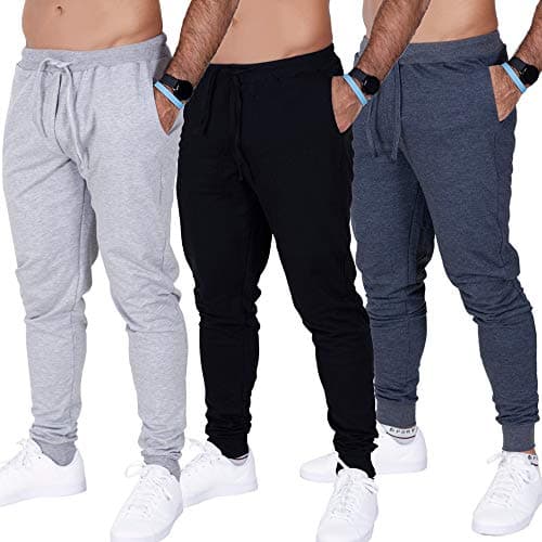 Kit 3 Calça Moletom Fristyle Com Bolso Masculina Adulto (G)