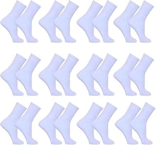 LOJA LOJA Kit 12 Pares Meia Adulto Masculina Esportiva Cano Alto Algodão