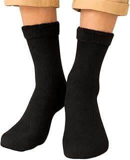 Genérico Kit 2,4,6 Pares Meias Termicas Masculino Feminino Térmica Flanelada Forrada Quentinha
