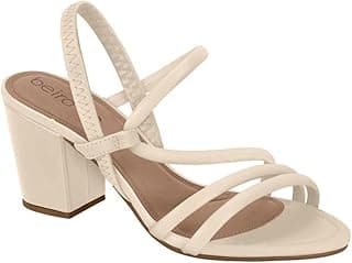 Sandalia Beira Rio Salto Bloco Ref 8280.686.21191 Nude 034