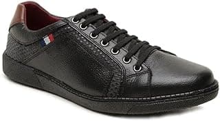 WEST FLEX Tênis Sapatênis Em Couro Legítimo Casual Masculino Confortável Elástico