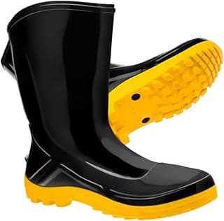 Bota Galocha Segurança Ocupacional EPI Marluvas 110Vflex Impermeável em PVC e Solado Antiderrapante