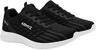 Tênis esportivo preto e cinza ARMYZ para academia e corrida