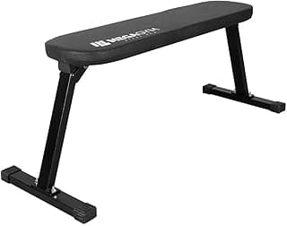 Banco De Academia Reto Dobrável 120cm Treino Supino E Musculação Suporta 250Kg