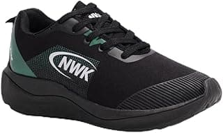 Tênis feminino preto e verde NWK para corrida e academia