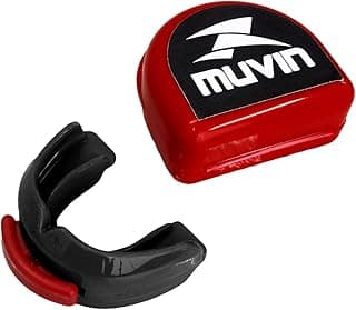 Protetor Bucal Duplo Profissional Muvin Ptb-500 - Preto, Único