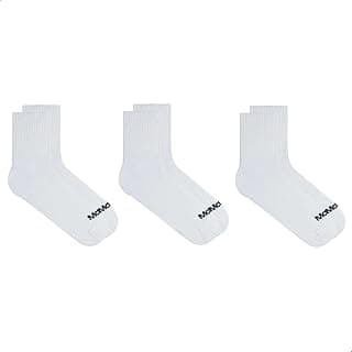 Kit 3 Pares Meia Cano Médio Curto Mash Esportiva Academia Respirável