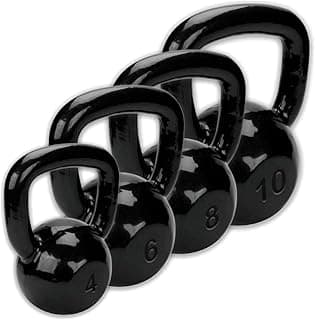 Kettlebell Emborrachado 4kg a 16kg, Resistente para Fitness Crossfit e Treino Funcional, Ideal para Agachamento e Musculação em Casa