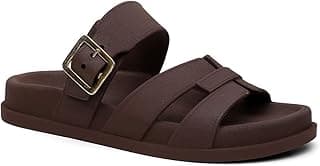QueroShoes Sandália Feminina Papete Casual Antiderrapante Ajuste Lateral Super Leve e Macia