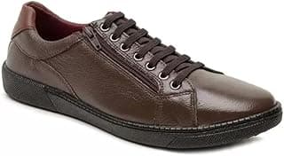 WEST FLEX Tênis Em Couro Legítimo Sapatênis Casual Masculino Macio Zíper Lateral Le Sportiff